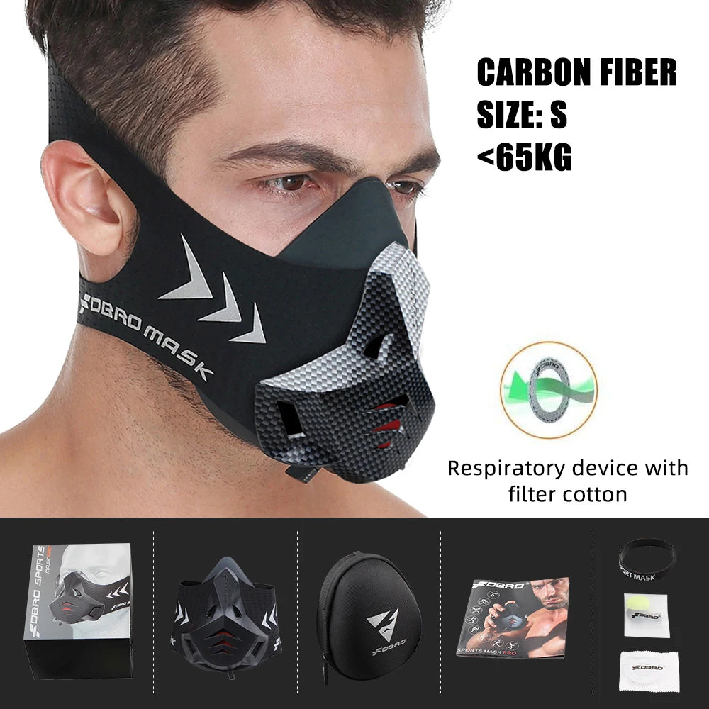 FDBRO Sport MASK Training Running Mask Pro Fitness Gym Workout Altitude Training Conditioning Sports Mask