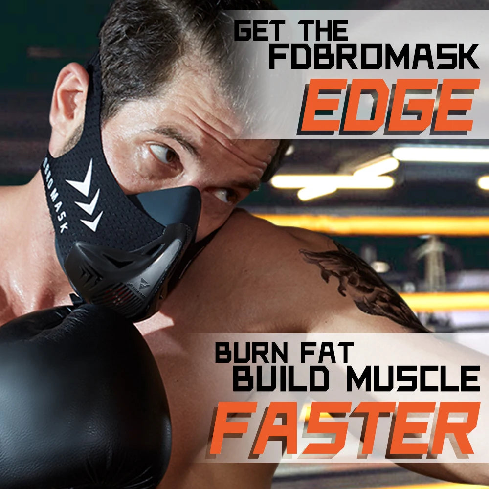 FDBRO Sport MASK Training Running Mask Pro Fitness Gym Workout Altitude Training Conditioning Sports Mask