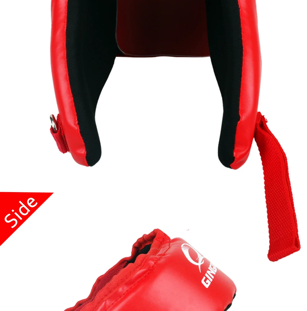 Casque de protection Black Blue Red adult male Female fighting muay thai kick boxing training Protector Guard