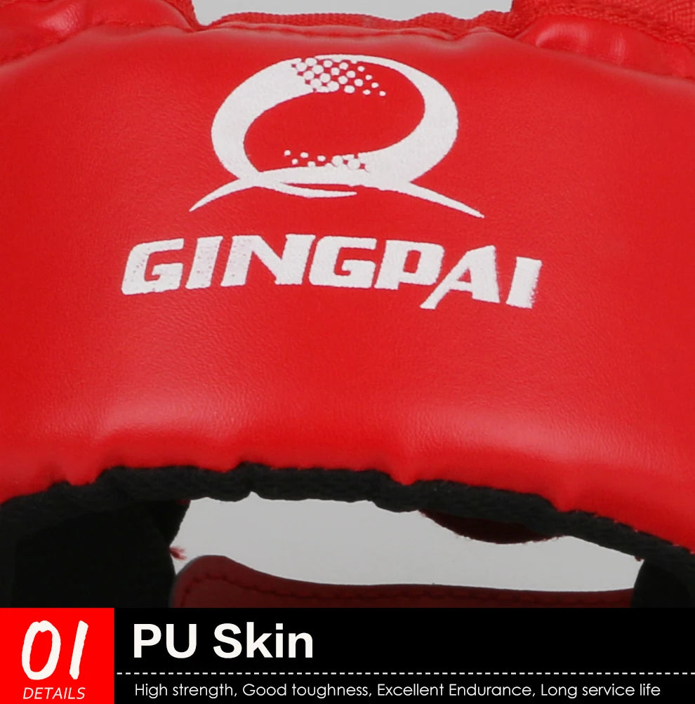 Casque de protection Black Blue Red adult male Female fighting muay thai kick boxing training Protector Guard