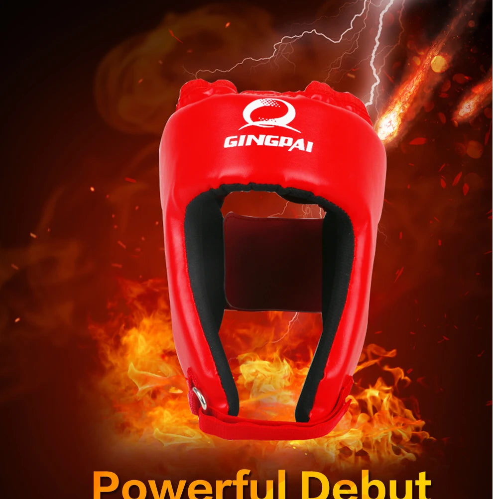 Casque de protection Black Blue Red adult male Female fighting muay thai kick boxing training Protector Guard