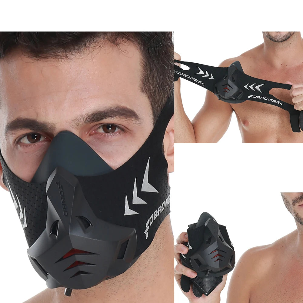 FDBRO Sport MASK Training Running Mask Pro Fitness Gym Workout Altitude Training Conditioning Sports Mask