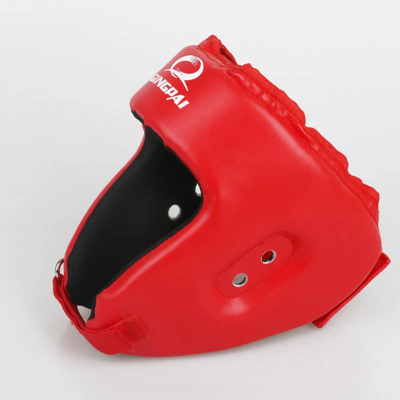 Casque de protection Black Blue Red adult male Female fighting muay thai kick boxing training Protector Guard