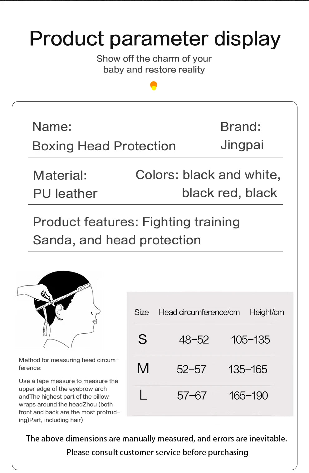 Casque de protection Training Adults Kids Equipment