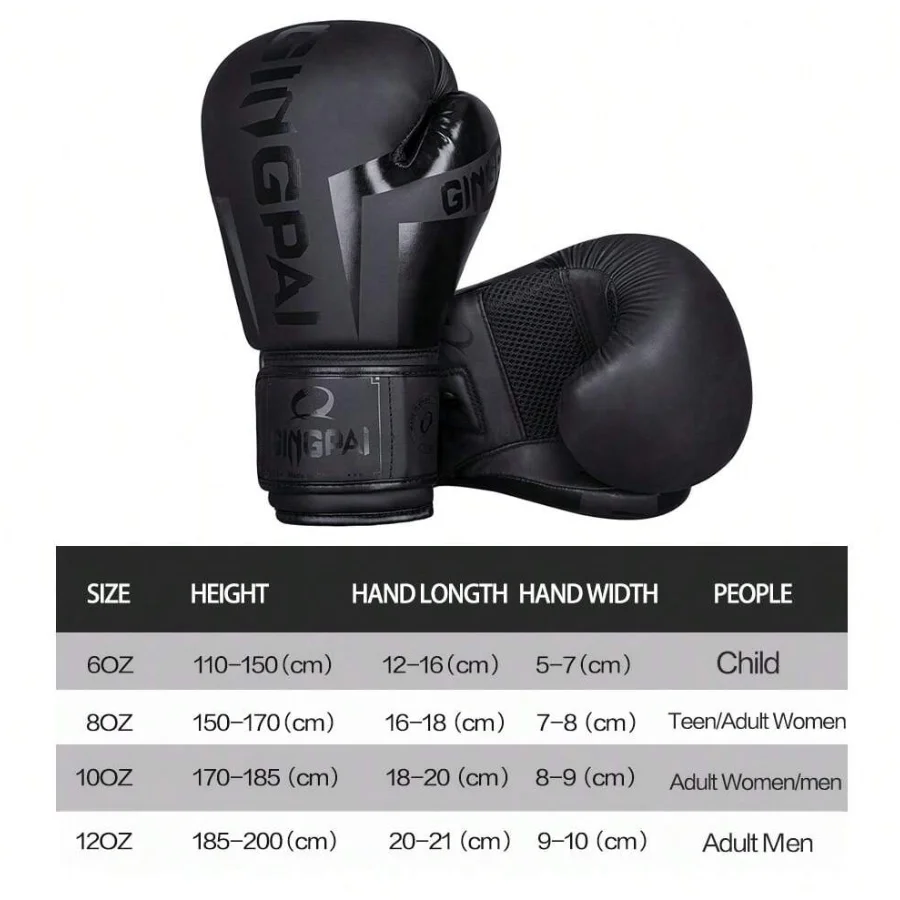 Gant boxe Quality 6/8/10/12oz Boxing