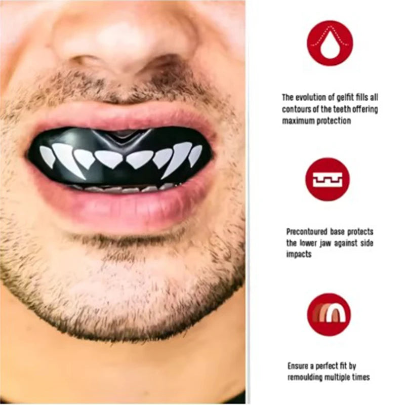Protege dents Boxing Protection Mma Fighting Mouth Guard Children Rugby Fight Training Braces