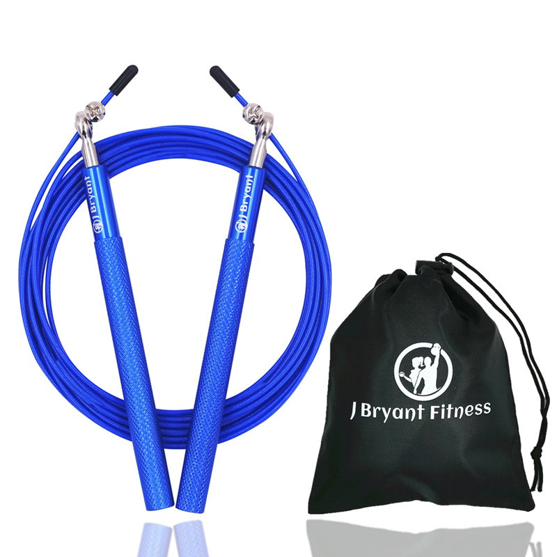 Corde à Sauter de Vitesse CrossFit – Corde Professionnelle pour Entraînement MMA, Boxe et Fitness Entraînement avec Sac de Transport + Câble de Rechange