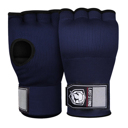 Gants de Boxe Demi-Doigts en Gel – Gants de Protection Rapides avec Bande de Poignet et Tissu Confortable