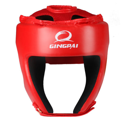 Casque de combat libre professionnel – Protecteur de tête / Casque de boxe – Équipement de protection du Musée Taoïste