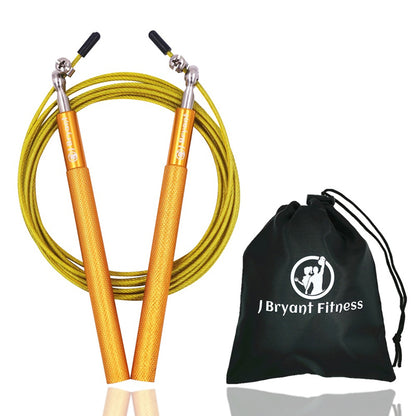 Corde à Sauter de Vitesse CrossFit – Corde Professionnelle pour Entraînement MMA, Boxe et Fitness Entraînement avec Sac de Transport + Câble de Rechange