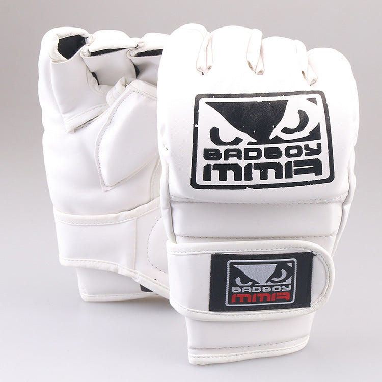 Gants de boxe MMA demi-doigts adulte