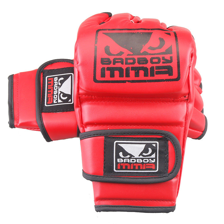 Gants de boxe MMA demi-doigts adulte
