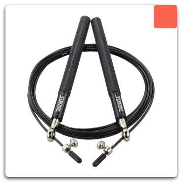 Corde à Sauter de Vitesse CrossFit – Corde Professionnelle pour Entraînement MMA, Boxe et Fitness Entraînement avec Sac de Transport + Câble de Rechange