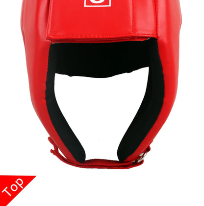 Casque de protection Black Blue Red adult male Female fighting muay thai kick boxing training Protector Guard
