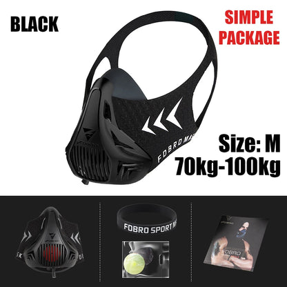 FDBRO Sport MASK Training Running Mask Pro Fitness Gym Workout Altitude Training Conditioning Sports Mask
