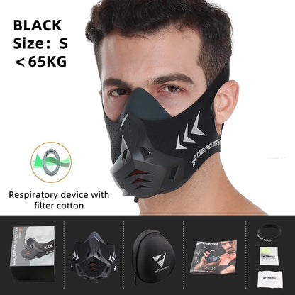 FDBRO Sport MASK Training Running Mask Pro Fitness Gym Workout Altitude Training Conditioning Sports Mask