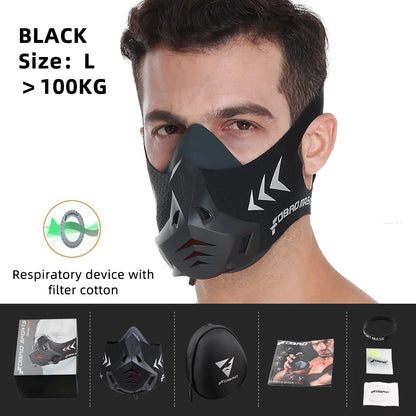 FDBRO Sport MASK Training Running Mask Pro Fitness Gym Workout Altitude Training Conditioning Sports Mask