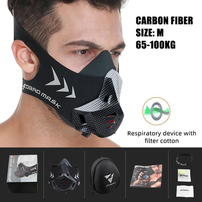 FDBRO Sport MASK Training Running Mask Pro Fitness Gym Workout Altitude Training Conditioning Sports Mask