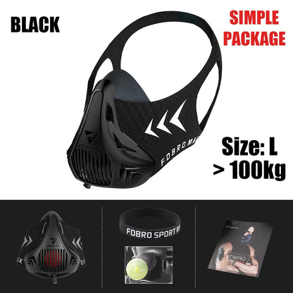FDBRO Sport MASK Training Running Mask Pro Fitness Gym Workout Altitude Training Conditioning Sports Mask