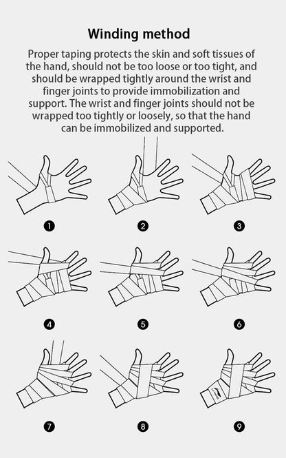 2PCS 1.5/2/3/5M Cotton Boxing Bandage Sports Qualité Strap Sanda Kick Boxing MMA Hand Gloves Protector Bandage