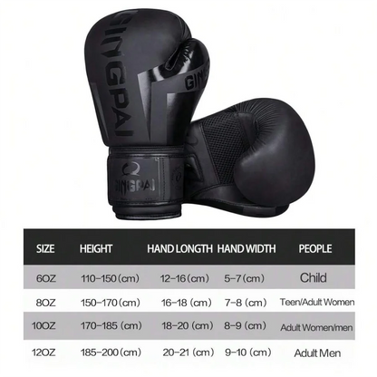Gant boxe Quality 6/8/10/12oz Boxing