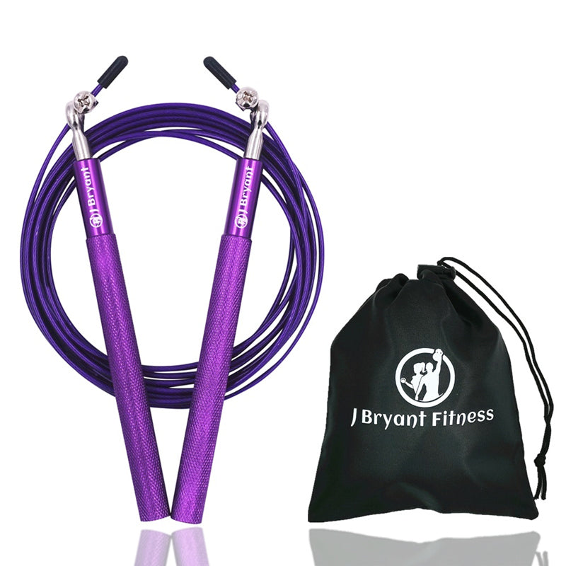 Corde à Sauter de Vitesse CrossFit – Corde Professionnelle pour Entraînement MMA, Boxe et Fitness Entraînement avec Sac de Transport + Câble de Rechange