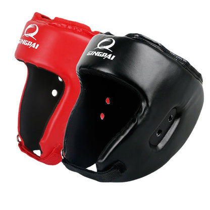 Casque de combat libre professionnel – Protecteur de tête / Casque de boxe – Équipement de protection du Musée Taoïste