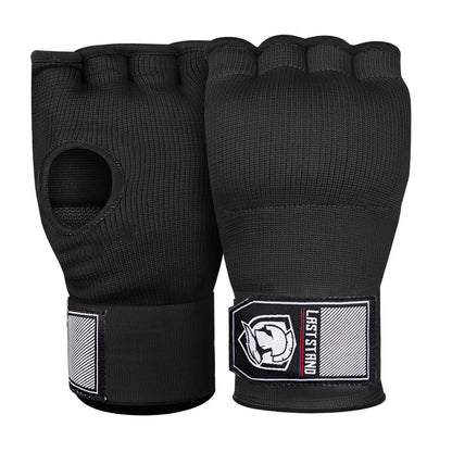 Gants de Boxe Demi-Doigts en Gel – Gants de Protection Rapides avec Bande de Poignet et Tissu Confortable